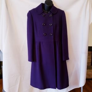 Isabella DeMarco | Purple Coat | Wool Blend